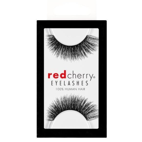 RED CHERRY DELPHINE BLACK LASHES - Picture 1 of 2